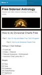 Mobile Screenshot of freesiderealastrology.com